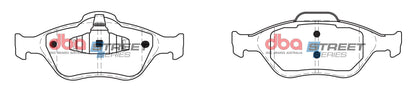 DBA Brake Pads Street Series Ceramic | Front Axle — BP OPREMA I SERVIS d.o.o.