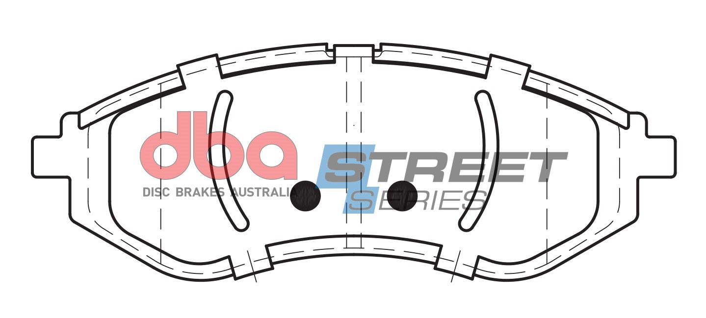 DBA Brake Pads Street Series Ceramic | Front Axle — BP OPREMA I SERVIS d.o.o.