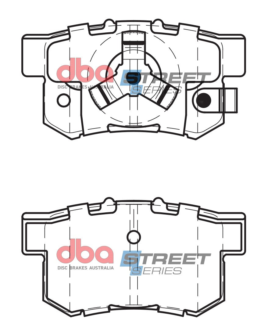 DBA Brake Pads Street Series Ceramic | Rear Axle — BP OPREMA I SERVIS d.o.o.