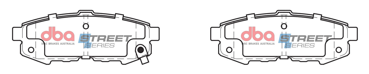 DBA Brake Pads Street Series Ceramic | Rear Axle — BP OPREMA I SERVIS d.o.o.