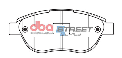 DBA Brake Pads Street Series Ceramic | Front Axle — BP OPREMA I SERVIS d.o.o.