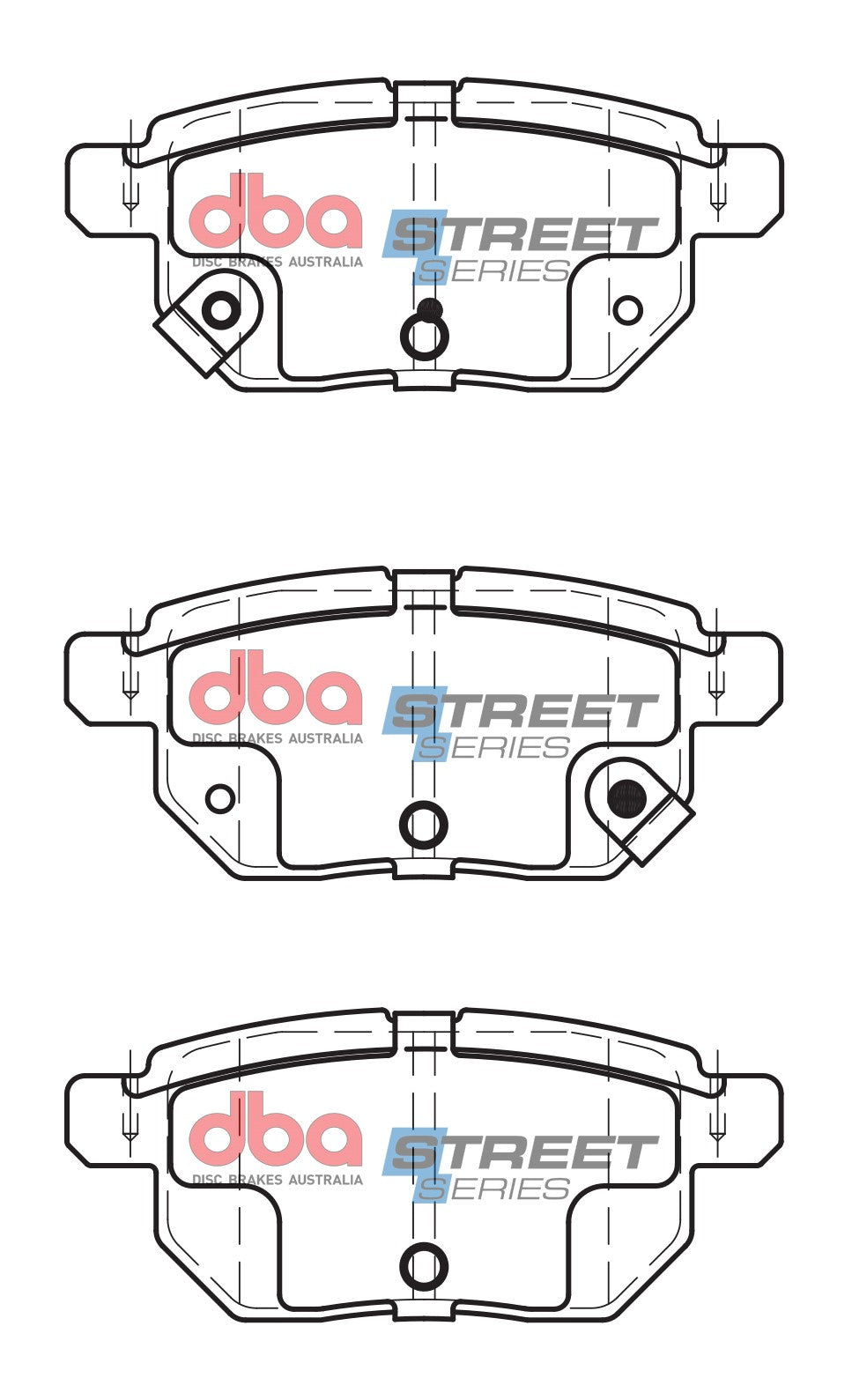 DBA Brake Pads Street Series Ceramic | Rear Axle — BP OPREMA I SERVIS d.o.o.