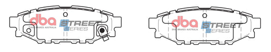DBA Brake Pads Street Series Ceramic | Rear Axle — BP OPREMA I SERVIS d.o.o.