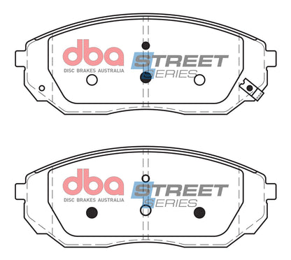 DBA Brake Pads Street Series Ceramic | Front Axle — BP OPREMA I SERVIS d.o.o.
