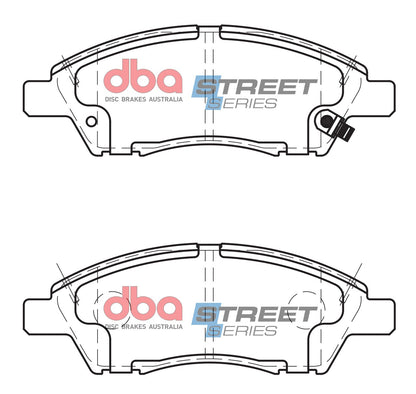 DBA Brake Pads Street Series Ceramic | Front Axle — BP OPREMA I SERVIS d.o.o.