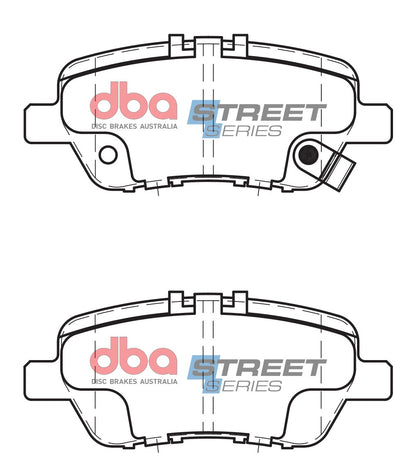 DBA Brake Pads Street Series Ceramic | Rear Axle — BP OPREMA I SERVIS d.o.o.