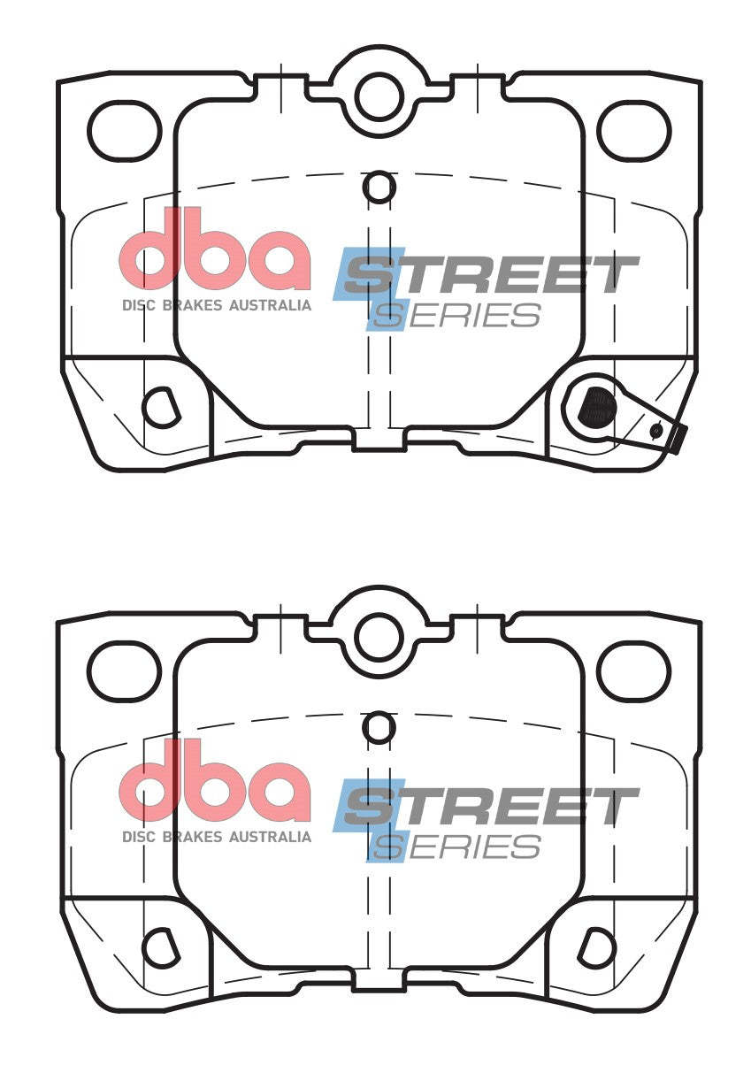 DBA Brake Pads Street Series Ceramic | Rear Axle — BP OPREMA I SERVIS d.o.o.