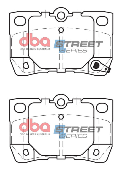 DBA Brake Pads Street Series Ceramic | Rear Axle — BP OPREMA I SERVIS d.o.o.