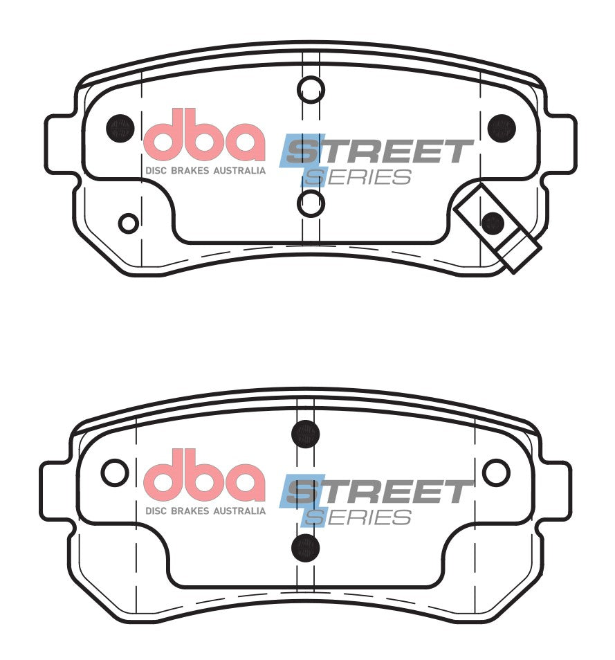 DBA Brake Pads Street Series Ceramic | Rear Axle — BP OPREMA I SERVIS d.o.o.
