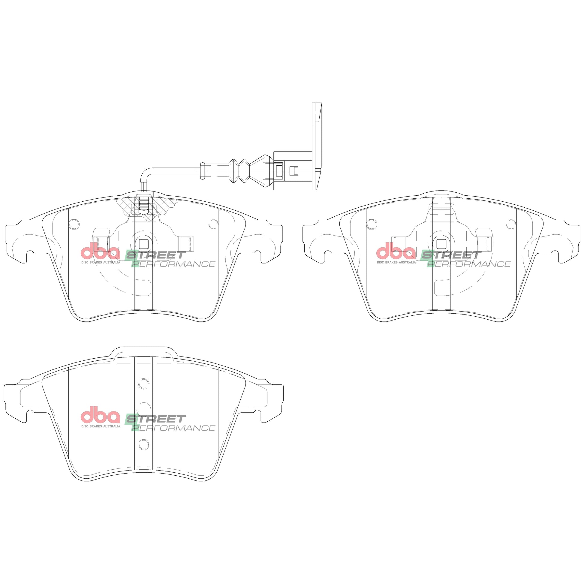 DBA Brake Pads Street Performance | Front Axle — BP OPREMA I SERVIS d.o.o.