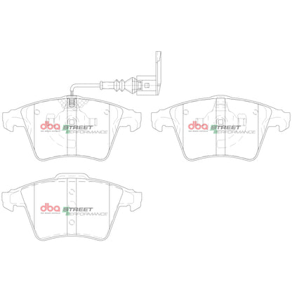 DBA Brake Pads Street Performance | Front Axle — BP OPREMA I SERVIS d.o.o.