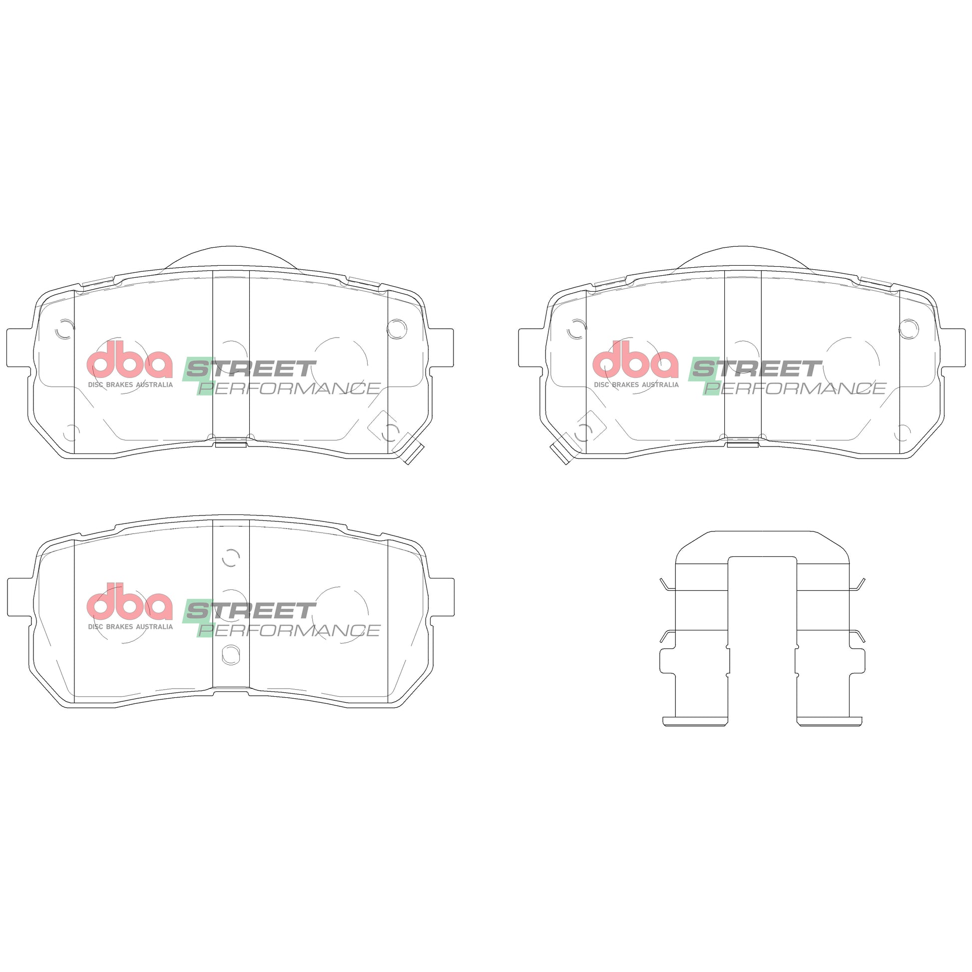 DBA Brake Pads Street Performance | Front Axle — BP OPREMA I SERVIS d.o.o.