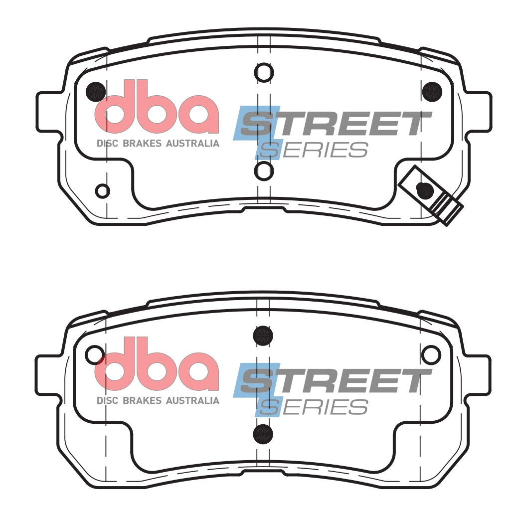 DBA Brake Pads Street Series Semi-metallic | Front Axle — BP OPREMA I SERVIS d.o.o.