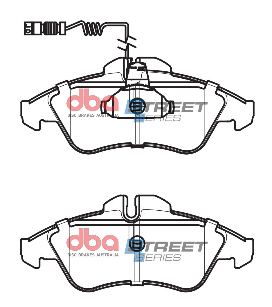 DBA Brake Pads Street Series Semi-metallic | Front Axle — BP OPREMA I SERVIS d.o.o.