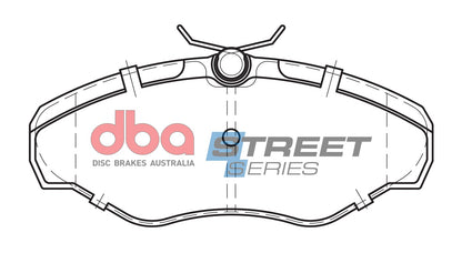 DBA Brake Pads Street Series Semi-metallic | Front Axle — BP OPREMA I SERVIS d.o.o.