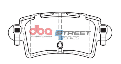 DBA Brake Pads Street Series Semi-metallic | Rear Axle — BP OPREMA I SERVIS d.o.o.