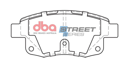 DBA Brake Pads Street Series Semi-metallic | Rear Axle — BP OPREMA I SERVIS d.o.o.
