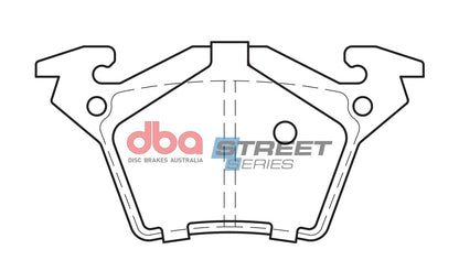 DBA Brake Pads Street Series Semi-metallic | Rear Axle — BP OPREMA I SERVIS d.o.o.