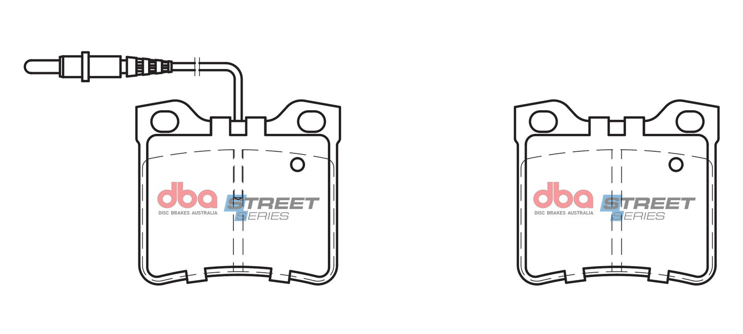 DBA Brake Pads Street Series Semi-metallic | Rear Axle — BP OPREMA I SERVIS d.o.o.
