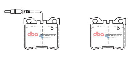 DBA Brake Pads Street Series Semi-metallic | Rear Axle — BP OPREMA I SERVIS d.o.o.