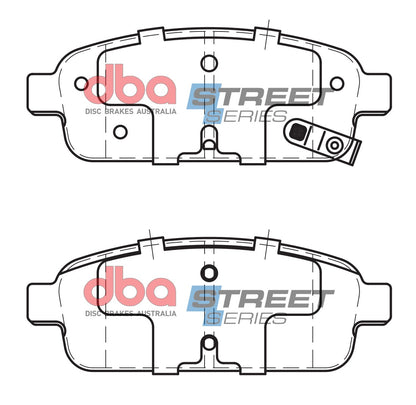 DBA Brake Pads Street Series Ceramic | Rear Axle — BP OPREMA I SERVIS d.o.o.