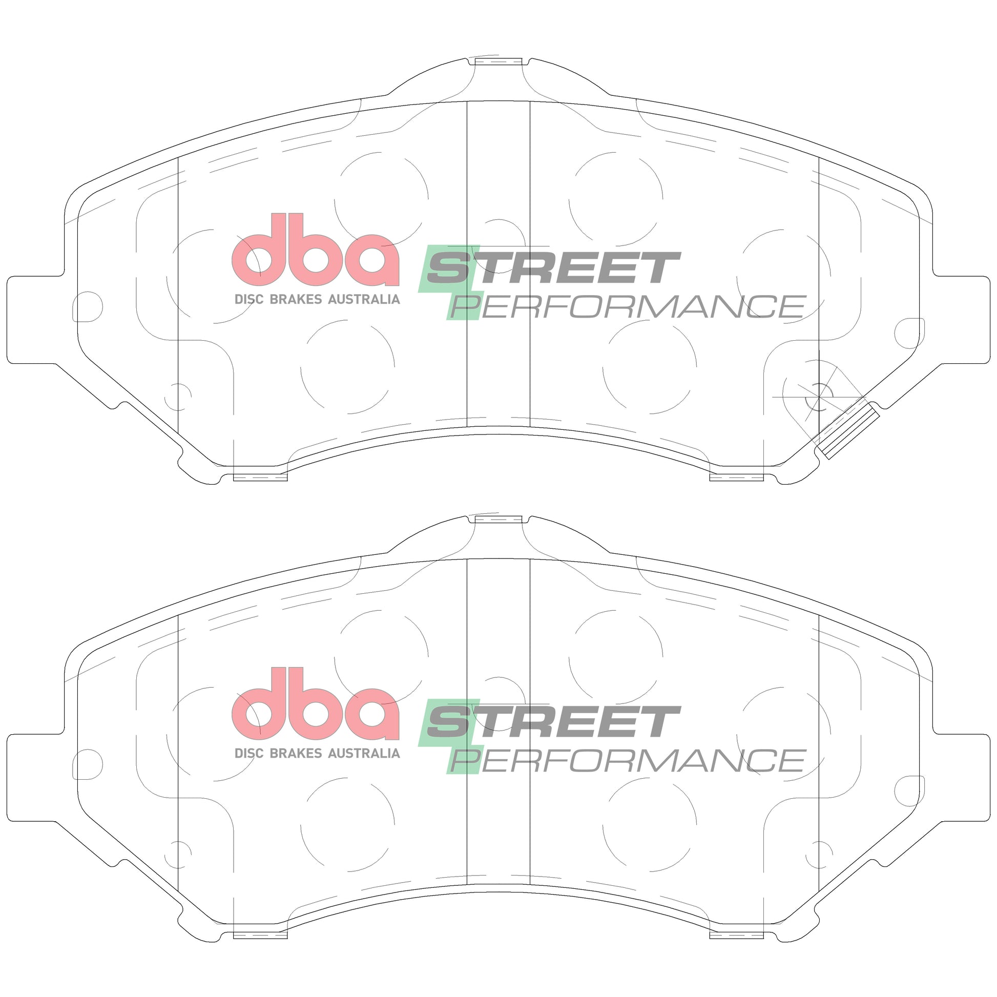 DBA Brake Pads Street Performance | Front Axle — BP OPREMA I SERVIS d.o.o.