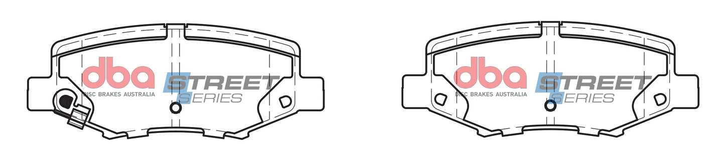 DBA Brake Pads Street Series Ceramic | Rear Axle — BP OPREMA I SERVIS d.o.o.