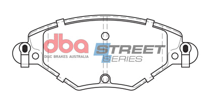 DBA Brake Pads Street Series Ceramic | Front Axle — BP OPREMA I SERVIS d.o.o.