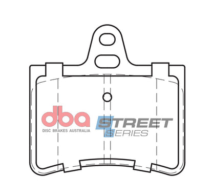 DBA Brake Pads Street Series Ceramic | Rear Axle — BP OPREMA I SERVIS d.o.o.