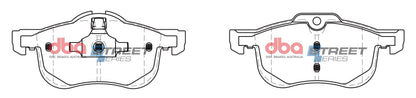 DBA Brake Pads Street Series Ceramic | Front Axle — BP OPREMA I SERVIS d.o.o.
