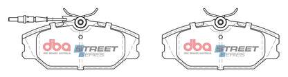DBA Brake Pads Street Series Ceramic | Front Axle — BP OPREMA I SERVIS d.o.o.