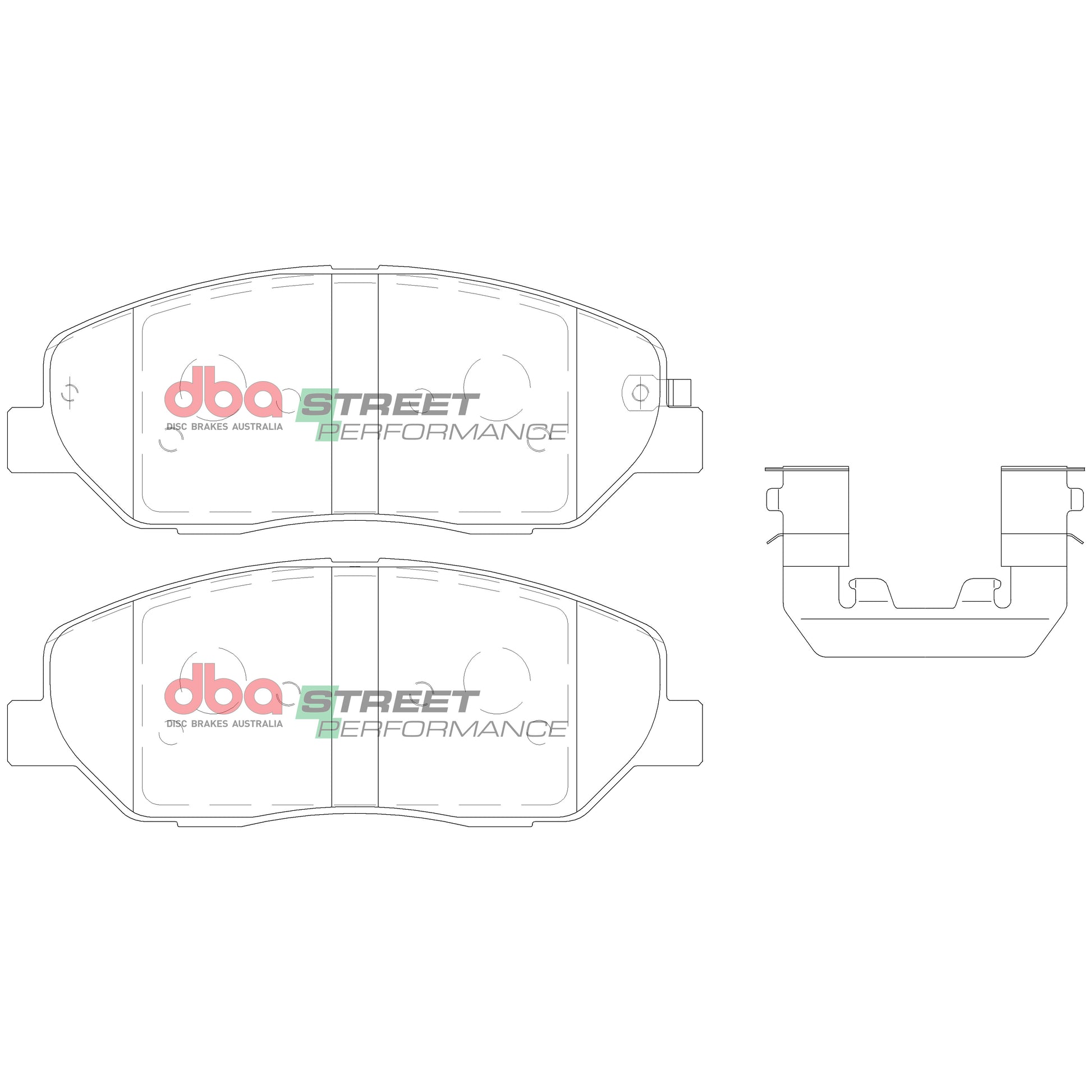 DBA Brake Pads Street Performance | Front Axle — BP OPREMA I SERVIS d.o.o.