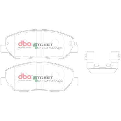 DBA Brake Pads Street Performance | Front Axle — BP OPREMA I SERVIS d.o.o.