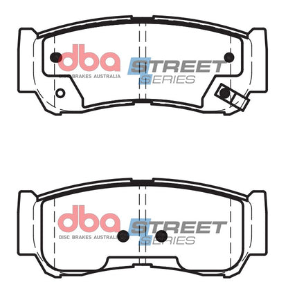 DBA Brake Pads Street Series Ceramic | Rear Axle — BP OPREMA I SERVIS d.o.o.
