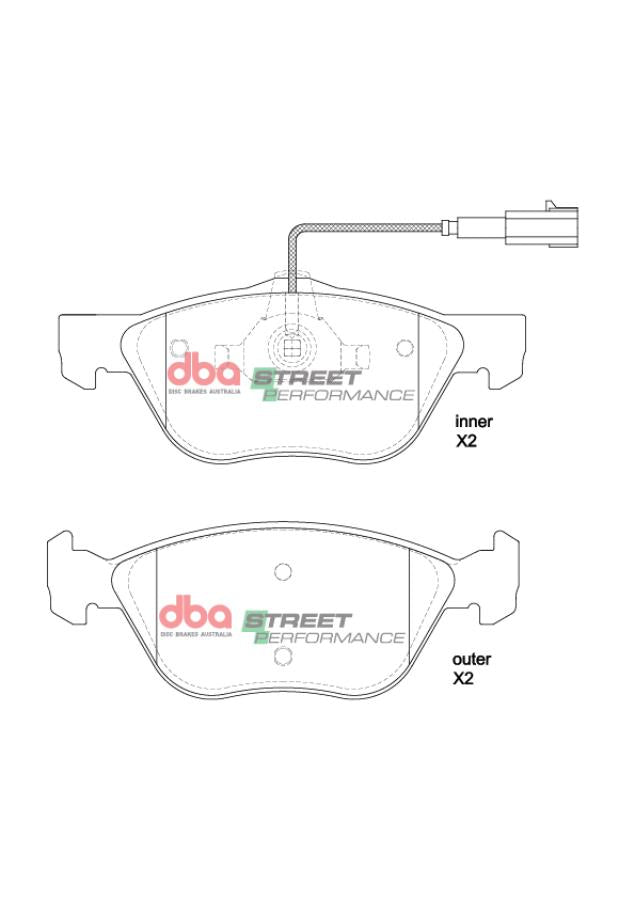 DBA Brake Pads Street Performance | Front Axle — BP OPREMA I SERVIS d.o.o.