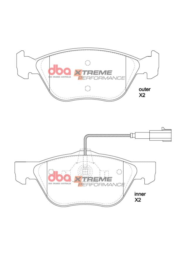 DBA Brake Pads Xtreme Performance | Front Axle — BP OPREMA I SERVIS d.o.o.