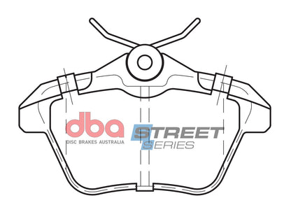 DBA Brake Pads Street Series Ceramic | Rear Axle — BP OPREMA I SERVIS d.o.o.