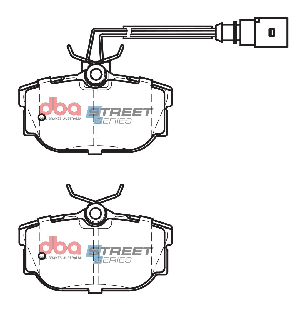 DBA Brake Pads Street Series Semi-metallic | Rear Axle — BP OPREMA I SERVIS d.o.o.