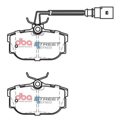 DBA Brake Pads Street Series Semi-metallic | Rear Axle — BP OPREMA I SERVIS d.o.o.