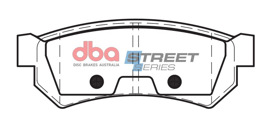 DBA Brake Pads Street Series Ceramic | Rear Axle — BP OPREMA I SERVIS d.o.o.