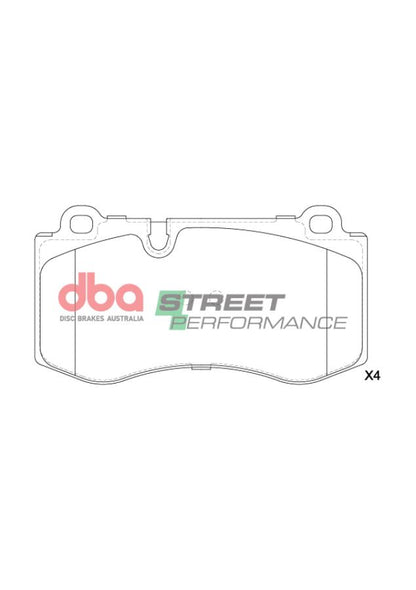 DBA Brake Pads Street Performance | Front Axle — BP OPREMA I SERVIS d.o.o.