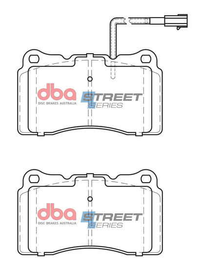 DBA Brake Pads Street Series Ceramic | Front Axle — BP OPREMA I SERVIS d.o.o.