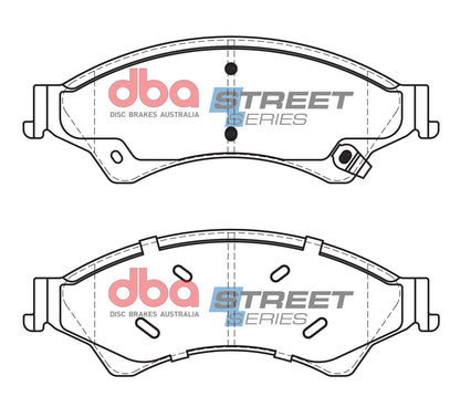 DBA Brake Pads Street Series Semi-metallic | Front Axle — BP OPREMA I SERVIS d.o.o.
