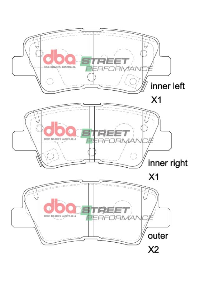 DBA Brake Pads Street Performance | Rear Axle — BP OPREMA I SERVIS d.o.o.
