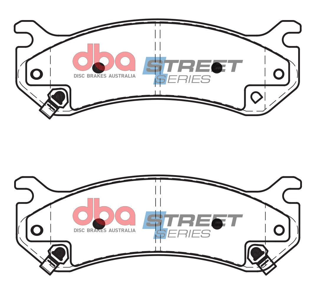 DBA Brake Pads Street Series Semi-metallic | Rear Axle — BP OPREMA I SERVIS d.o.o.