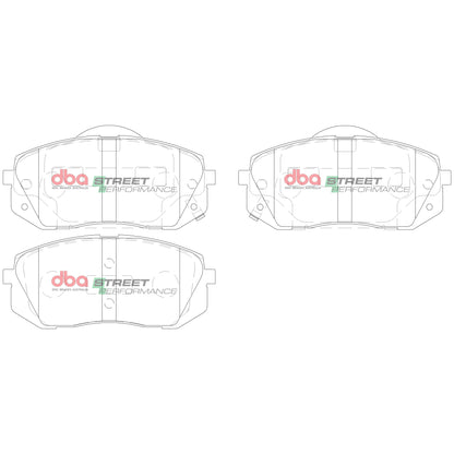 DBA Brake Pads Street Performance | Front Axle — BP OPREMA I SERVIS d.o.o.
