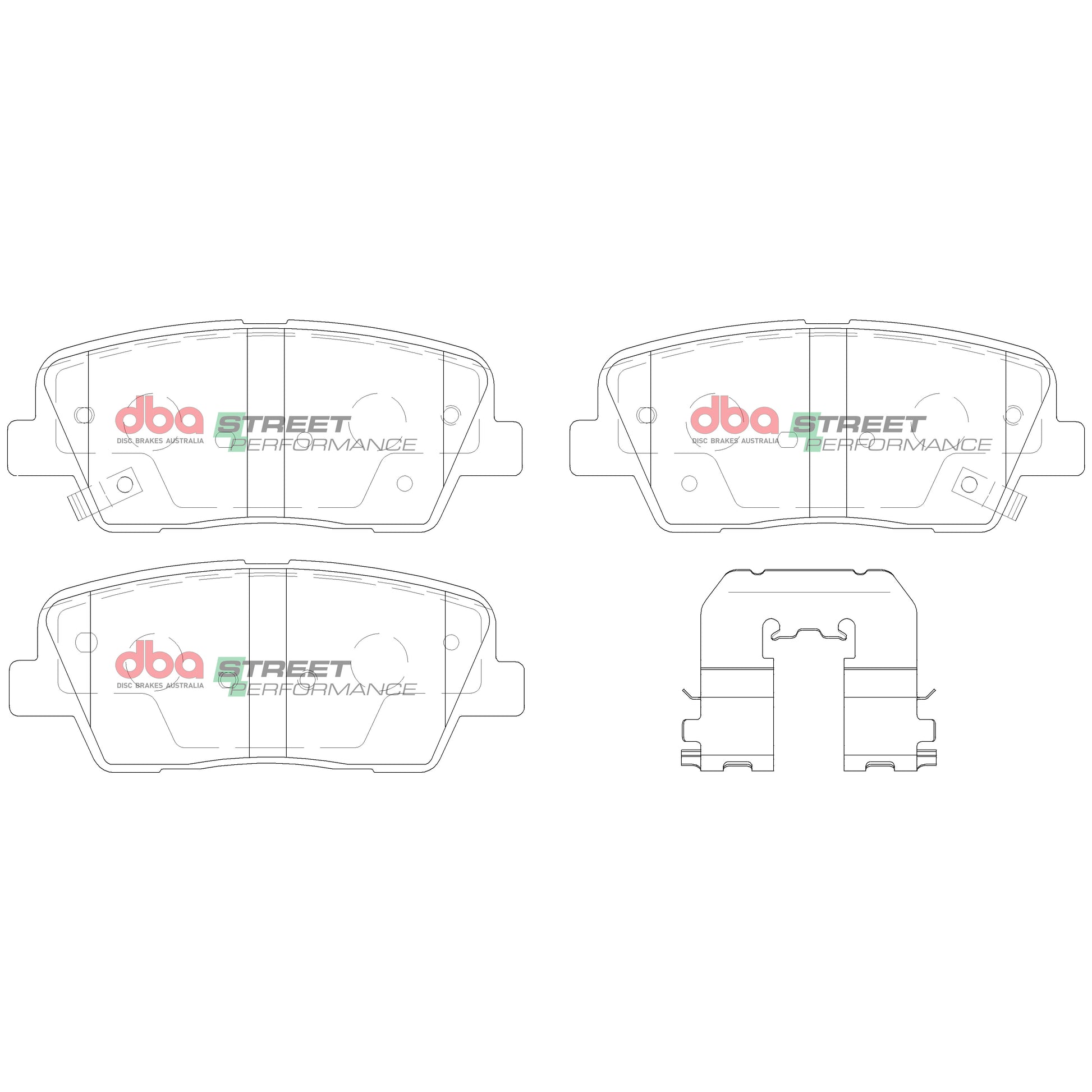 DBA Brake Pads Street Performance | Rear Axle — BP OPREMA I SERVIS d.o.o.