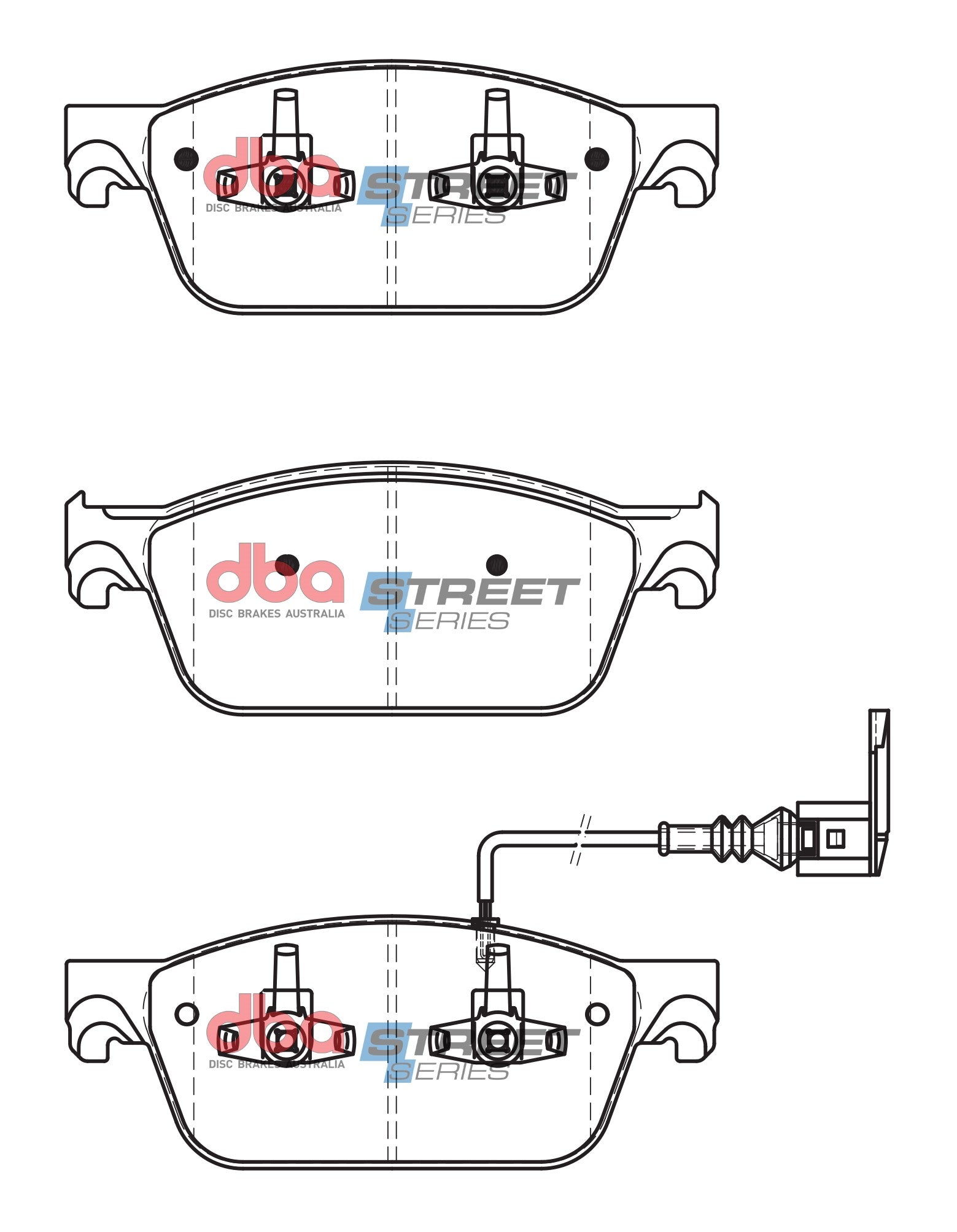 DBA Brake Pads Street Series Semi-metallic | Front Axle — BP OPREMA I SERVIS d.o.o.