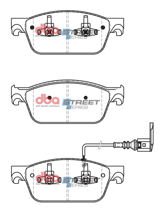 DBA Brake Pads Street Series Semi-metallic | Front Axle — BP OPREMA I SERVIS d.o.o.