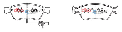 DBA Brake Pads Street Series Semi-metallic | Front Axle — BP OPREMA I SERVIS d.o.o.